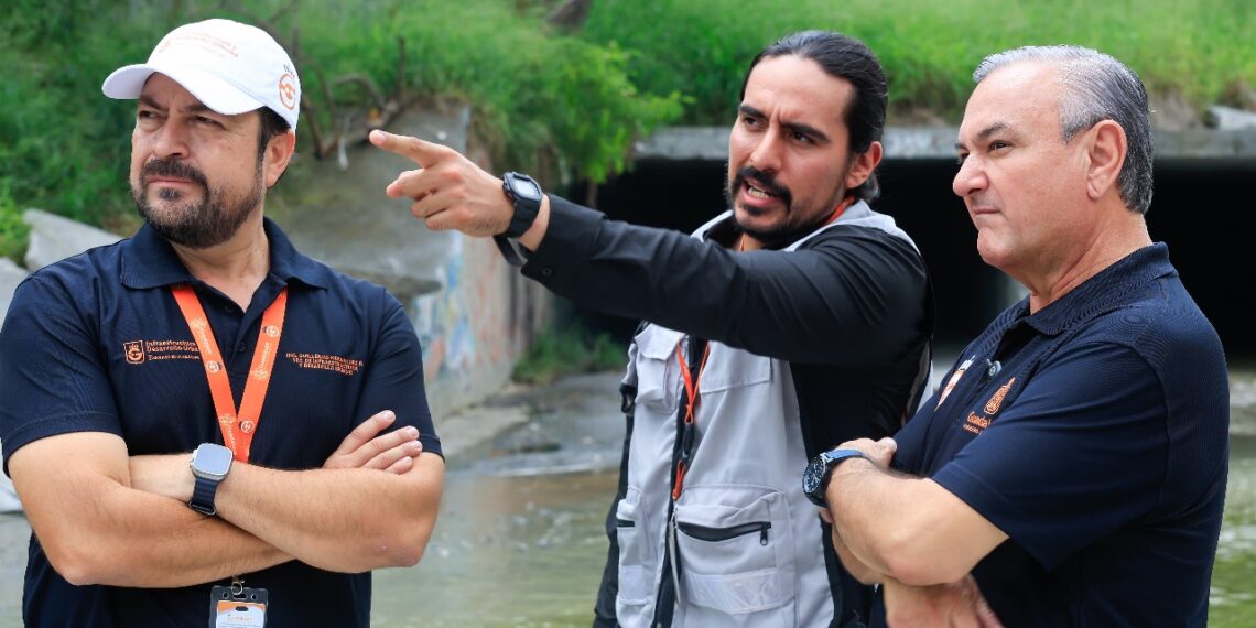 Héctor García supervisa obras estratégicas en Guadalupe