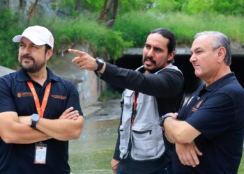 Héctor García supervisa obras estratégicas en Guadalupe