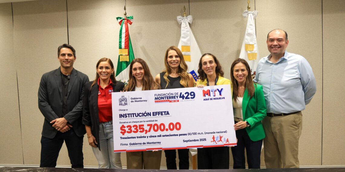 Monterrey apoya la inclusión con donativo a EFFETA