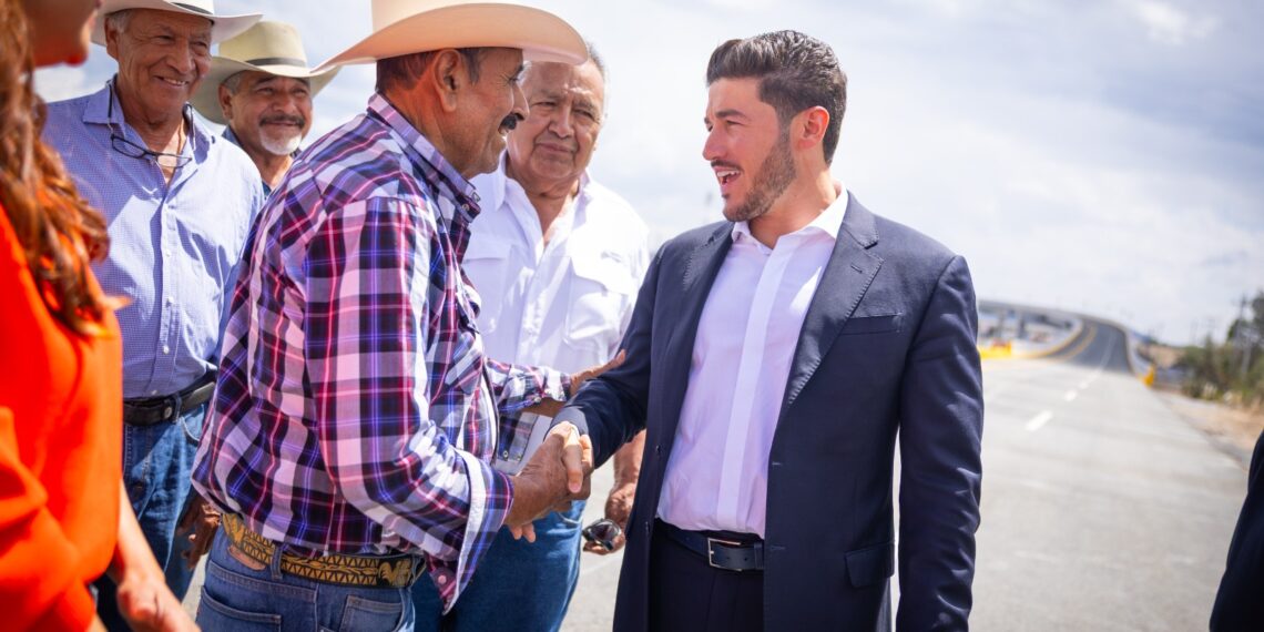 Samuel García inaugura la primera etapa de la Carretera Interserrana