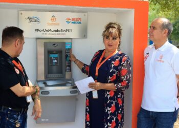 Guadalupe estrena bebedero ecológico gratuito para la ciudadanía