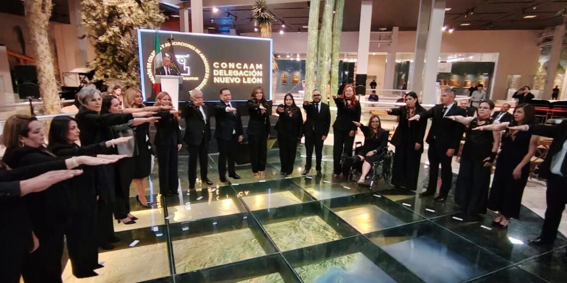 Rinden protesta nuevos integrantes de la CONCAAM en Nuevo León
