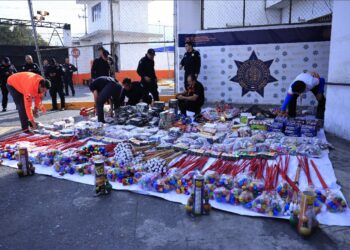 Guadalupe decomisa una tonelada de pirotecnia