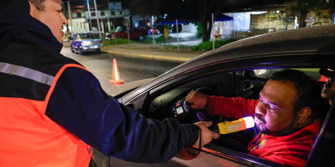 136 conductores dan positivo en primera semana de “Conduce sin Alcohol” en Guadalupe