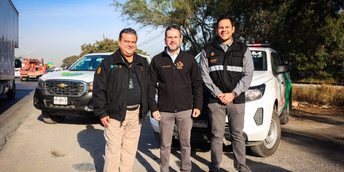 Raúl Lozano encabeza operativo contra contaminación de transporte de carga