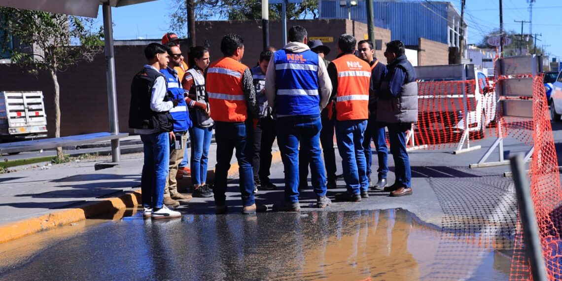 Guadalupe habilitará contraflujo en Av. Eloy Cavazos por reparación de fuga