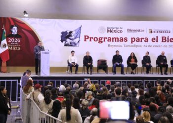 Claudia Sheinbaum entrega viviendas para el Bienestar en Reynosa