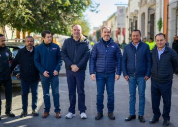 Adrián de la Garza supervisa rehabilitación integral del Barrio Antiguo
