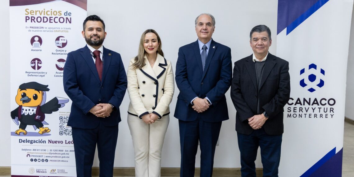 CANACO Monterrey firma convenio de colaboración con PRODECON Nuevo León