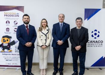 CANACO Monterrey firma convenio de colaboración con PRODECON Nuevo León