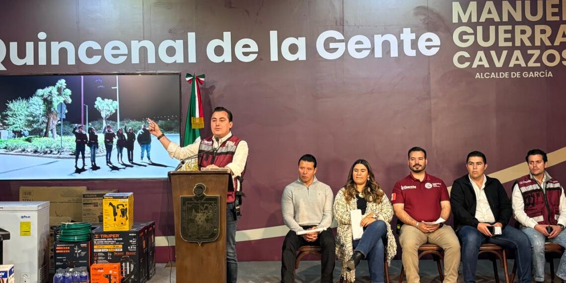 García reporta resultados en seguridad, infraestructura y atención ciudadana