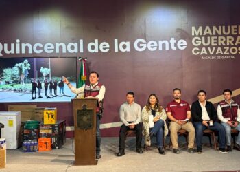 García reporta resultados en seguridad, infraestructura y atención ciudadana