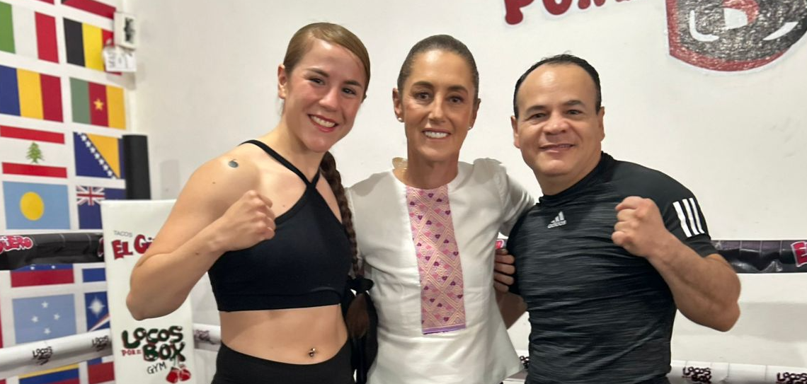 Claudia Sheinbaum promueve el boxeo como motor social en Monterrey