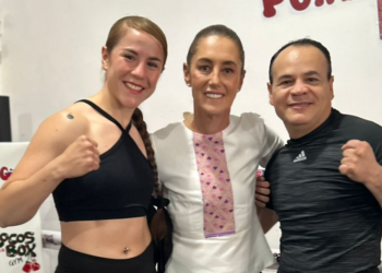 Claudia Sheinbaum promueve el boxeo como motor social en Monterrey