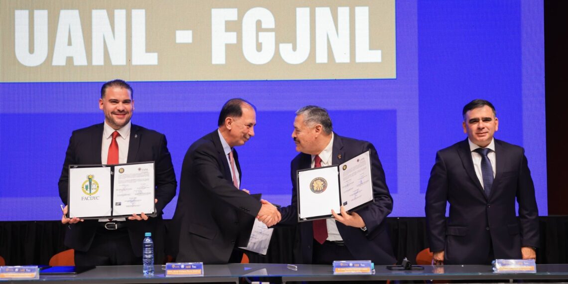 UANL y Fiscalía de Nuevo León fortalecen colaboración académica y profesional