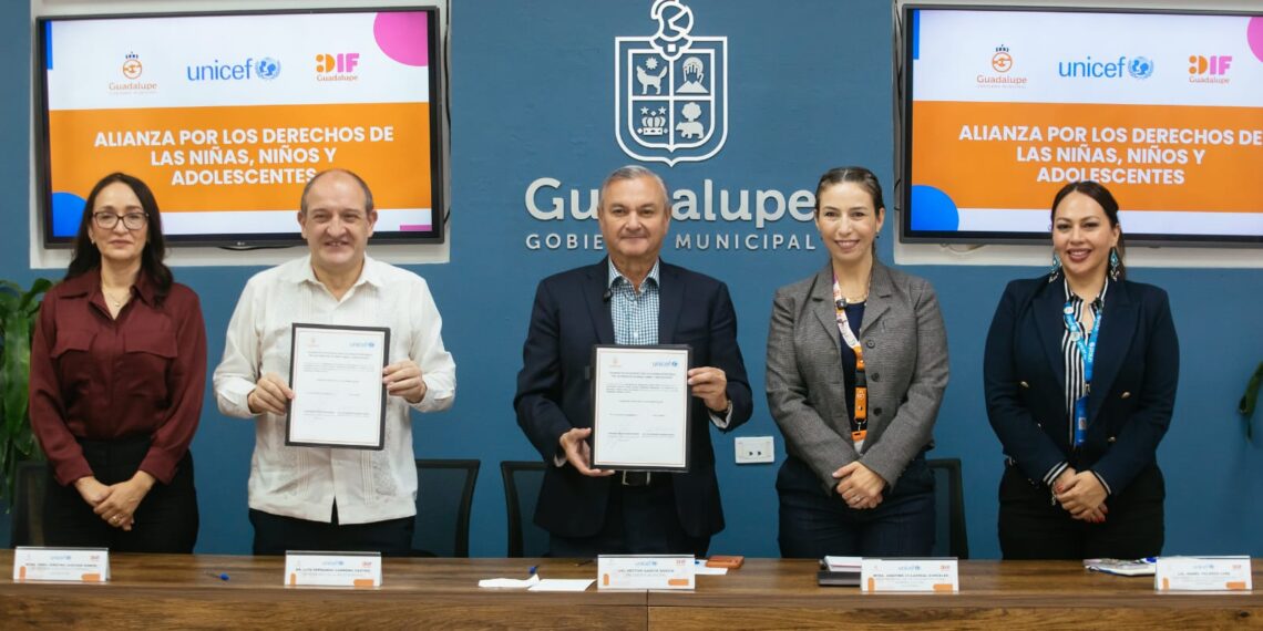 Refuerzan en Guadalupe protección a menores en conjunto con UNICEF