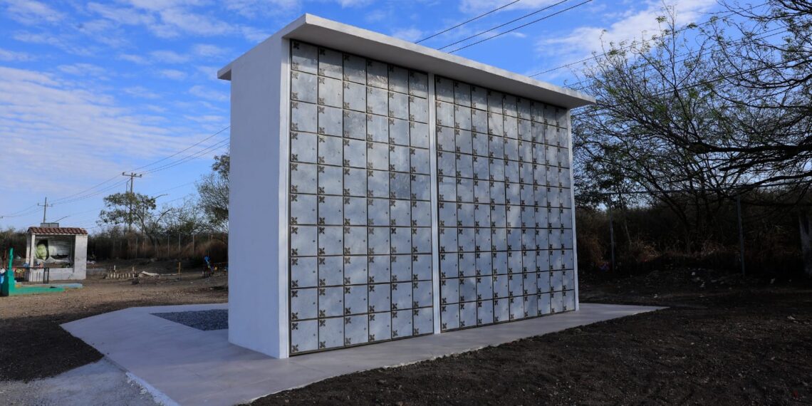 Concluyen primera etapa de nichos funerarios en panteones de Guadalupe