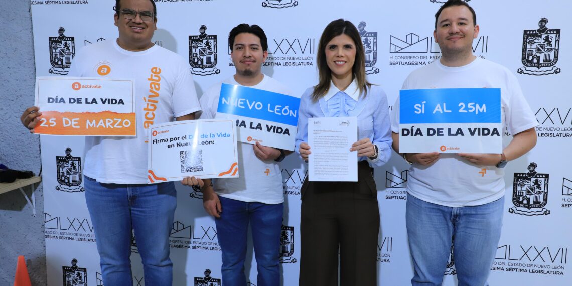 PAN y Asociación Actívate impulsan Día Estatal de la Vida en Nuevo León