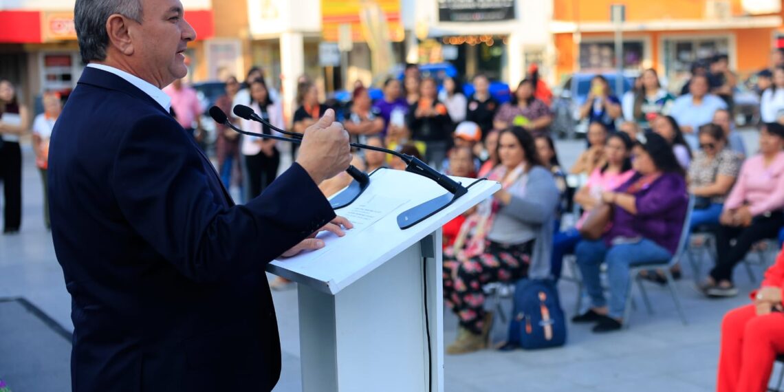 Guadalupe instala sendero interactivo para prevenir la violencia de género