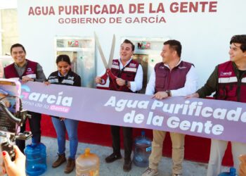 García instala primer punto de agua purificada gratuita en Ampliación Nogales