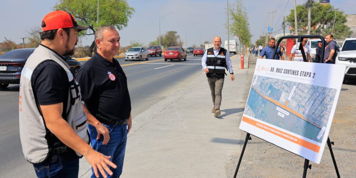 Guadalupe entrega segunda etapa de ampliación de avenida Ruiz Cortines