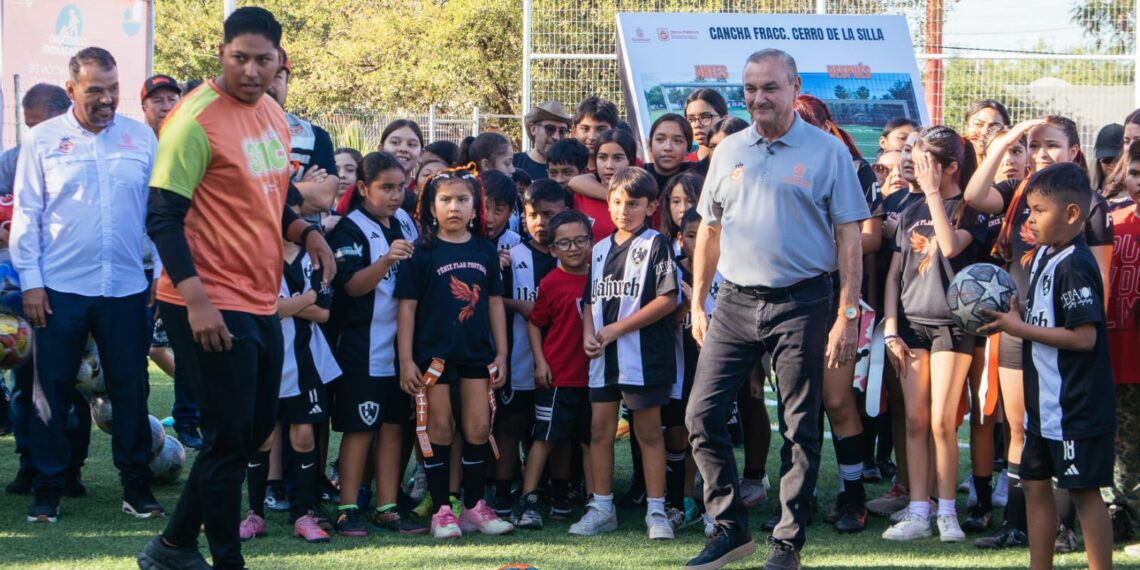 Guadalupe rehabilita canchas de fútbol para impulsar el deporte