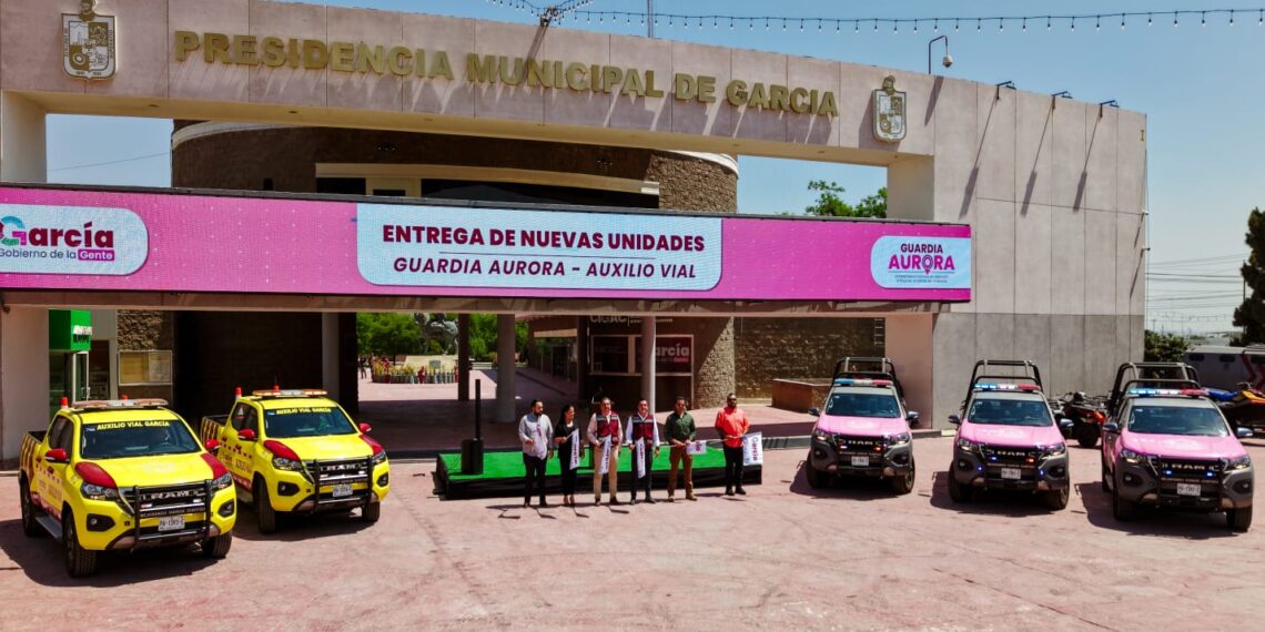 García refuerza seguridad y apoyo ciudadano con nuevas unidades