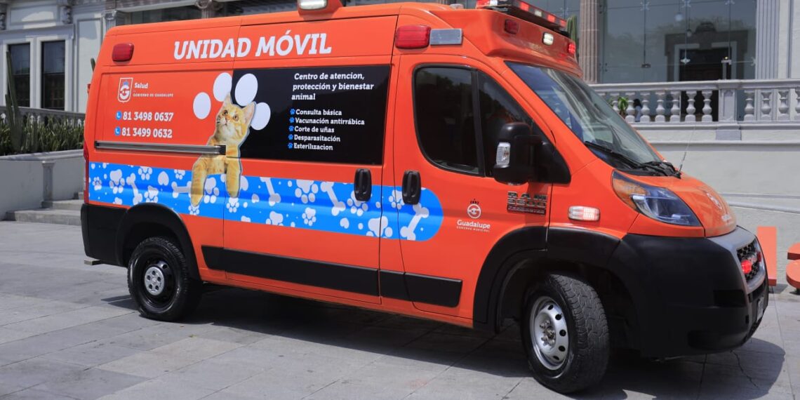 Guadalupe estrena unidad móvil para mascotas
