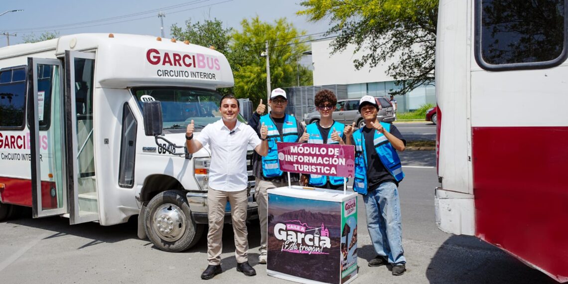 Ponen en marcha “Garcibus Turístico” para trasladar a familias a parajes vacacionales
