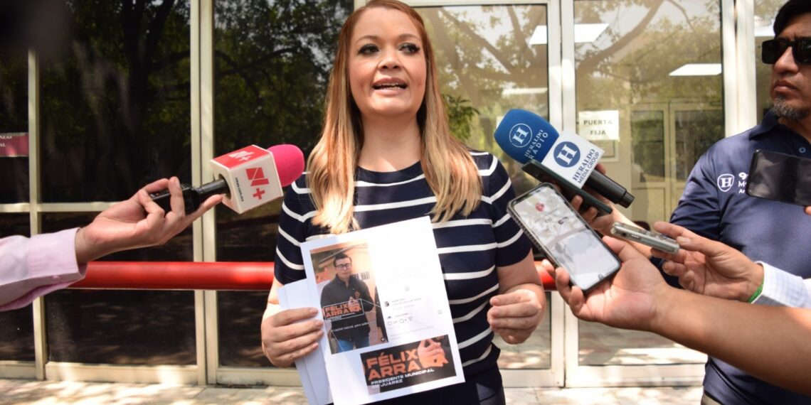 Rocío Montalvo denuncia a Félix Arratia por presunta usurpación de funciones en Juárez