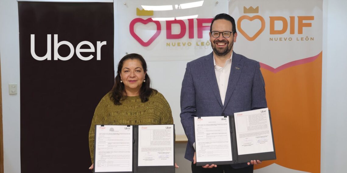 Uber y DIF Nuevo León ofrecerán viajes gratis a personas en situación vulnerable