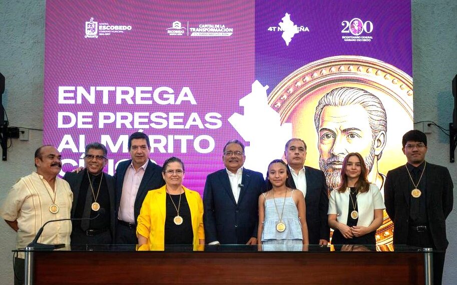 Escobedo reconoce a transformadores norteños con Medalla Capitán José de Treviño