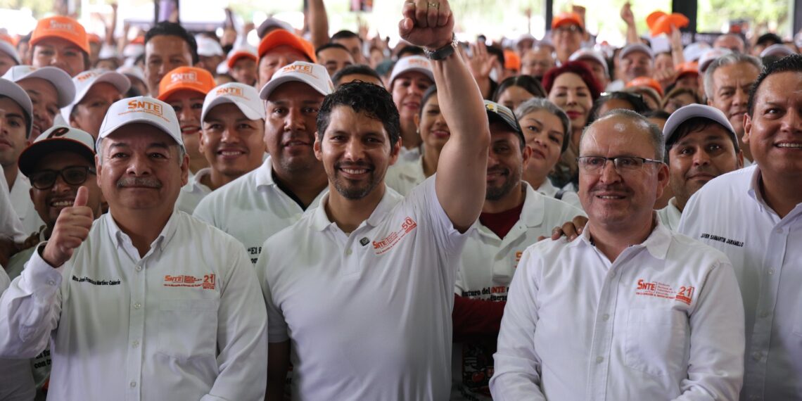 SNTE refuerza unidad con jornada deportiva por el Día del Trabajo en Apodaca