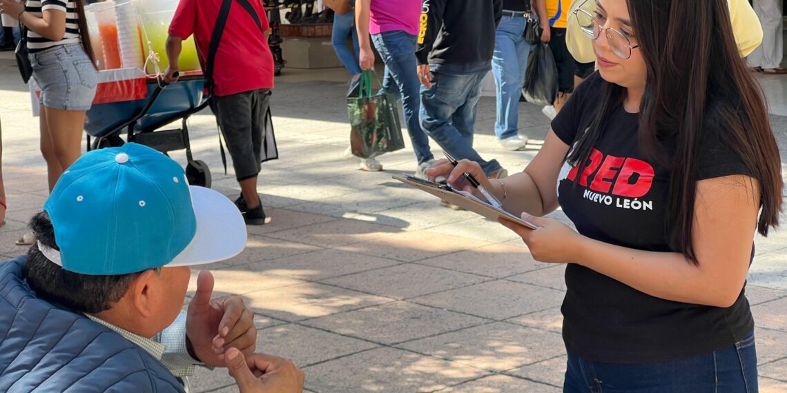 PRI Nuevo León construye plataforma 2027 en las calles de Monterrey