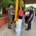 Miguel Lechuga entrega material para mantenimiento de escuelas en Santa Catarina