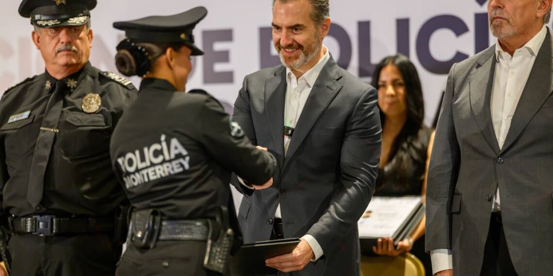 Crece fuerza policial de Monterrey con 166 nuevos elementos rumbo al Mundial 2026