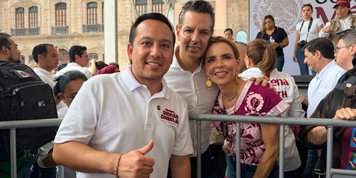 Gibran Ornelas se hace notar en el Segundo Informe de Claudia Sheinbaum