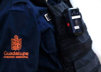 Guadalupe refuerza táctica policiaca con 300 cámaras corporales