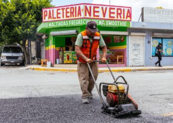 Guadalupe acelera trabajos de pavimentación en distintos sectores