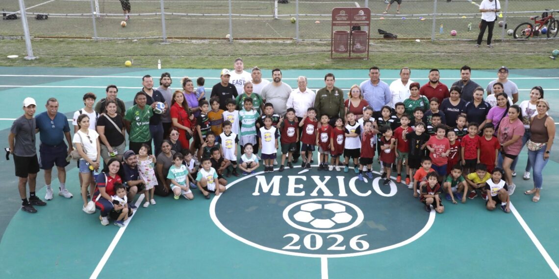 Escobedo se prepara para el Mundial 2026 con nuevas canchas deportivas
