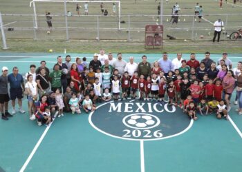 Escobedo se prepara para el Mundial 2026 con nuevas canchas deportivas