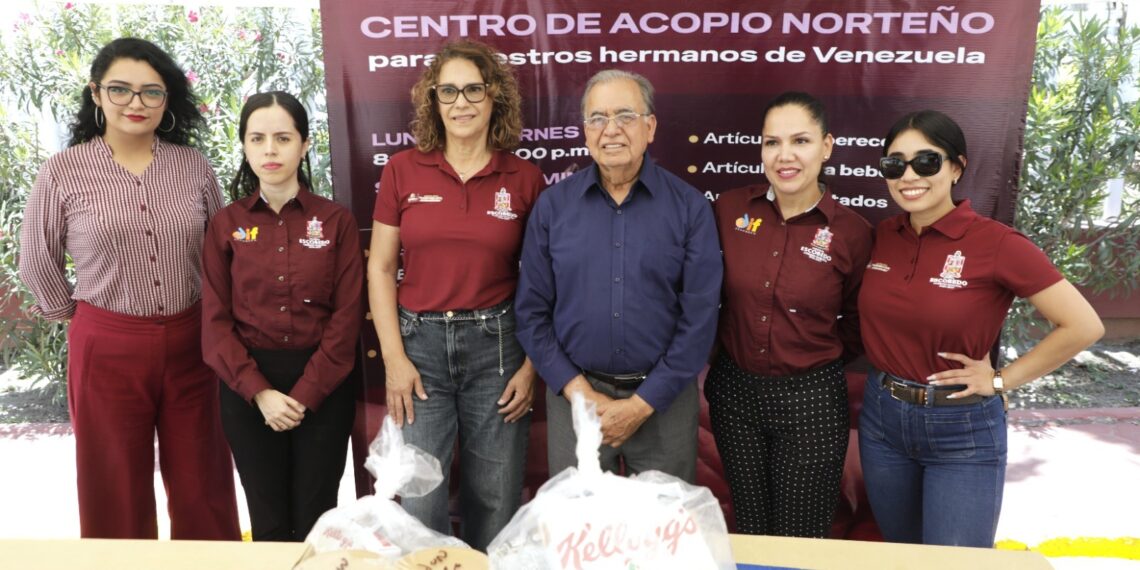 Escobedo abre centros de acopio para apoyar a Venezuela