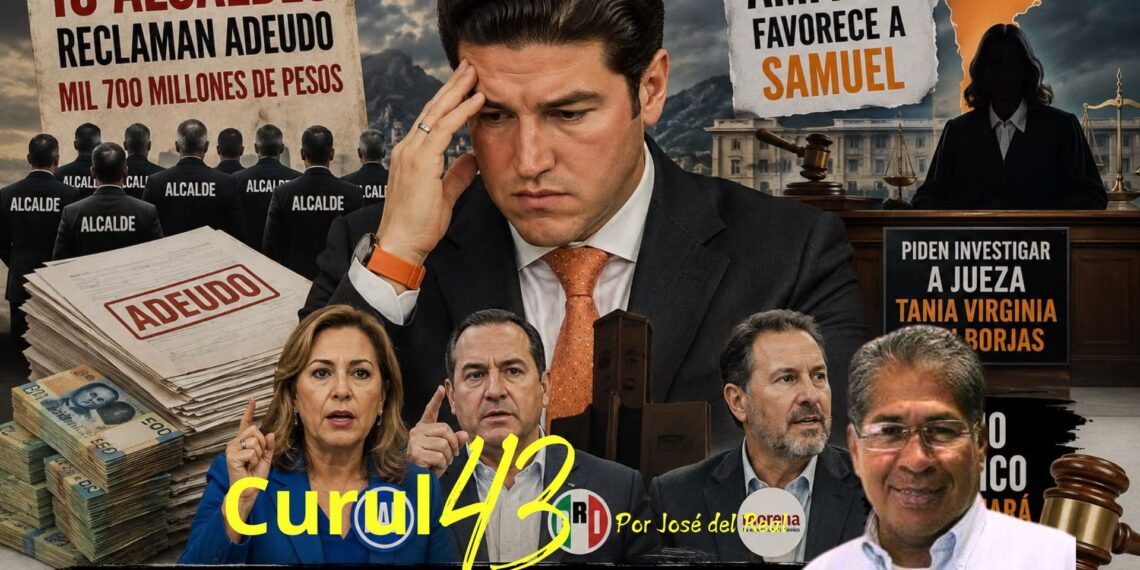 Samuel García suma otro frente de batalla: alcaldes, Congreso y Morena se le van encima
