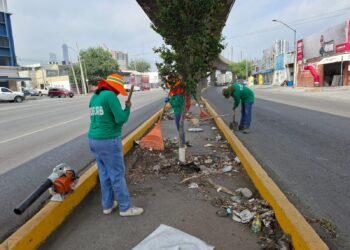 FIDEURB refuerza acciones de limpieza urbana en Nuevo León