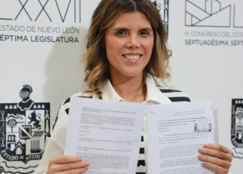 Claudia Caballero denuncia ante Derechos Humanos crisis ambiental en Nuevo León